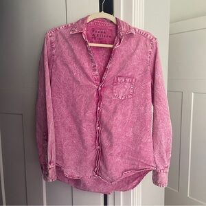 Frank & Eileen‎ Mineral pink Eileen Button Down